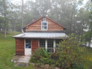 The original house at the homestead. The house is located on the west side of Lake Raystown and directly west of Raystown Resort. The Homestead is located in James Creek, Pennsylvania.