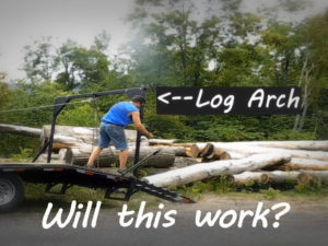 The log arch prototype. Will it work?