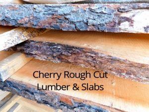 Cherry Rough Cut Wood for Sale