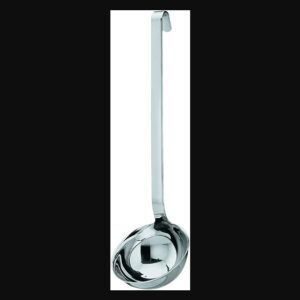Stainless steel ladle with hook