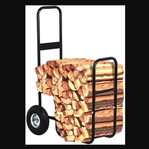 Firewood log cart.