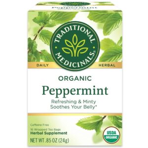 Organic peppermint tea