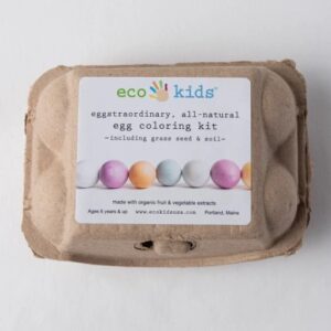 A kit containing a natural egg coloring kit.