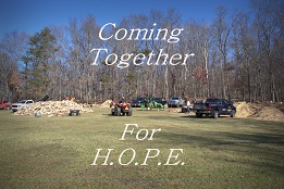 Firewood Splitters Unite to Help Out H.O.P.E. Organization