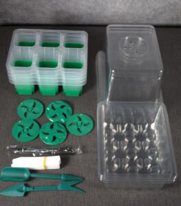 Seed starting tray set