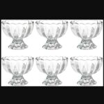Glass dessert bowls