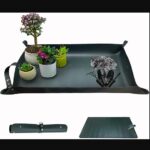 Green potting mat